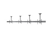 Multibrackets M Menu Board 4-Screen Curved Ceiling Mount For 40"-65" Screen | VESA 600x400 Ceiling Mount Bracket Multibrackets