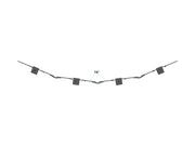 Multibrackets M Menu Board 4-Screen Curved Ceiling Mount For 40"-65" Screen | VESA 600x400 Ceiling Mount Bracket Multibrackets