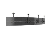 Multibrackets M Menu Board 4-Screen Curved Ceiling Mount For 40"-65" Screen | VESA 600x400 Ceiling Mount Bracket Multibrackets