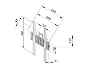 Multibrackets MBSTH1UP Fixed M Wallmount Pro - (40"-100") Wall Mount Bracket Multibrackets