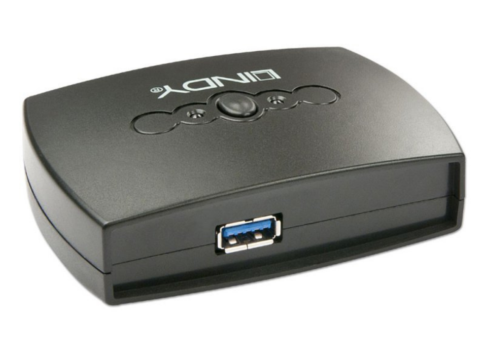 Lindy 2 Port USB 3.0 Switch | 43141 Lindy AV Switches Lindy