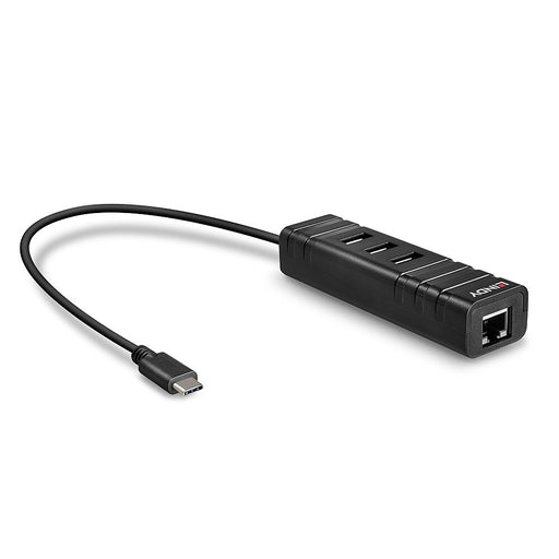 Lindy USB 3.2 Type C Hub & Gigabit Ethernet Converter | 43249