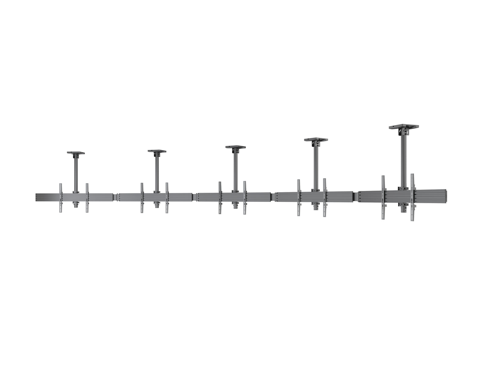 Multibrackets M Menu Board Pro 5-Screen Ceiling Mount For 40"-65" Screen | VESA 600x400 Ceiling Mount Bracket Multibrackets