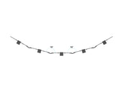 Multibrackets M Menu Board Pro 5-Screen Ceiling Mount For 40"-65" Screen | VESA 600x400 Ceiling Mount Bracket Multibrackets