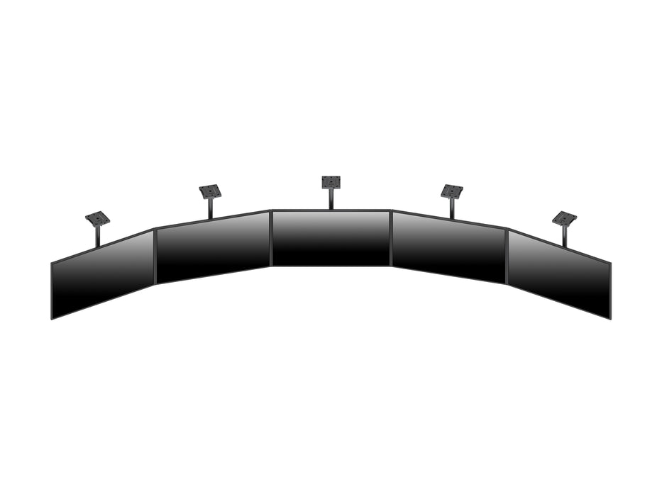 Multibrackets M Menu Board Pro 5-Screen Ceiling Mount For 40"-65" Screen | VESA 600x400