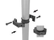Multibrackets M Menu Board Pro 5-Screen Ceiling Mount For 40"-65" Screen | VESA 600x400 Ceiling Mount Bracket Multibrackets