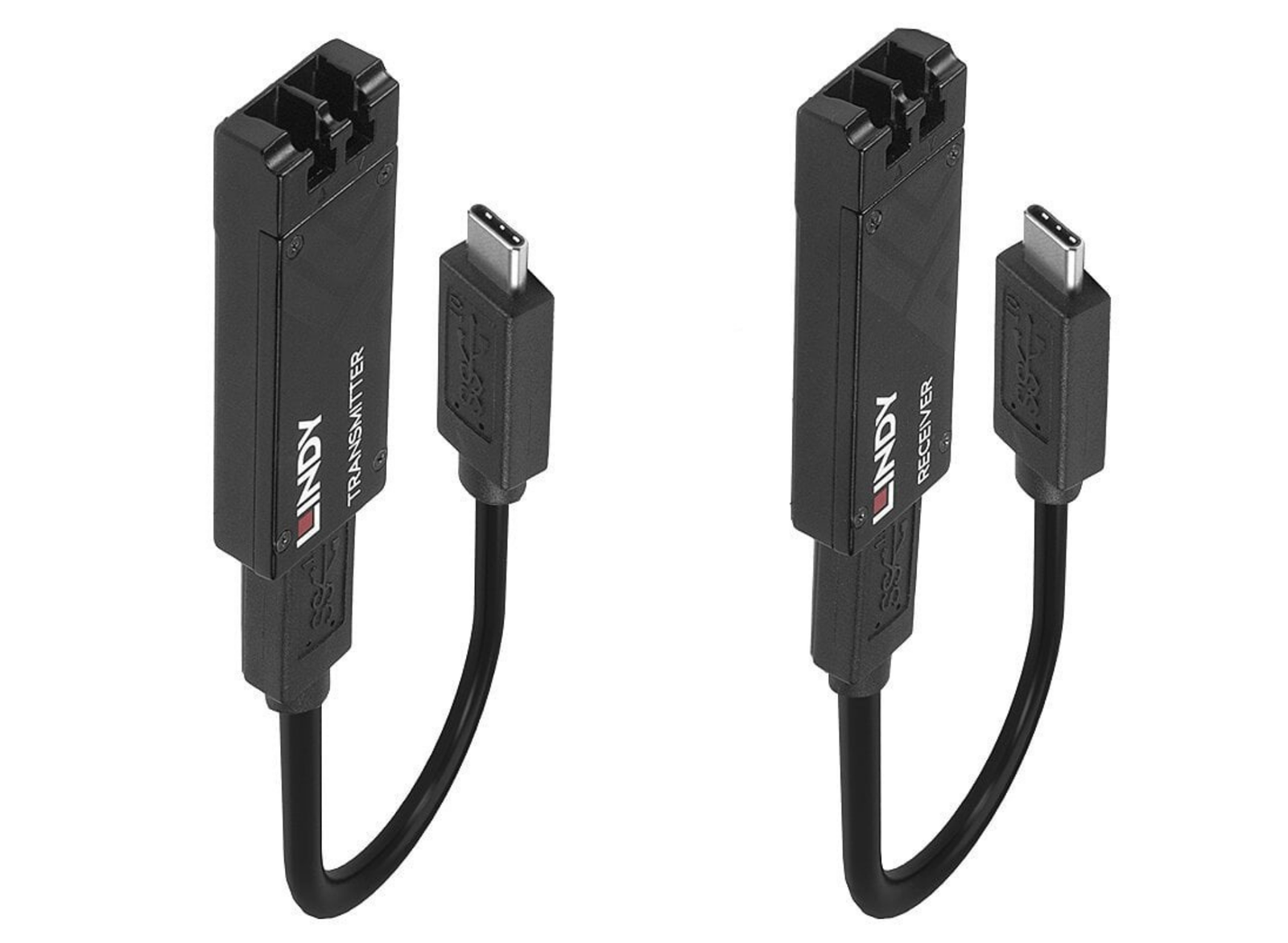 Lindy 100m Fibre Optic USB 3.2 Type C Extender | 43312 AV Extender Lindy