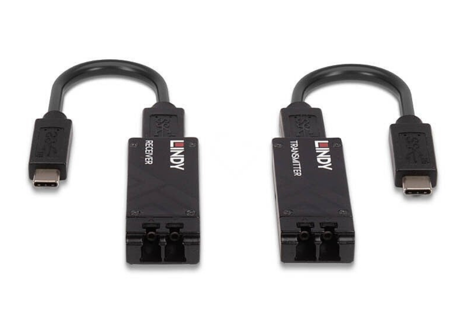 Lindy 100m Fibre Optic USB 3.2 Type C Extender | 43312 AV Extender Lindy