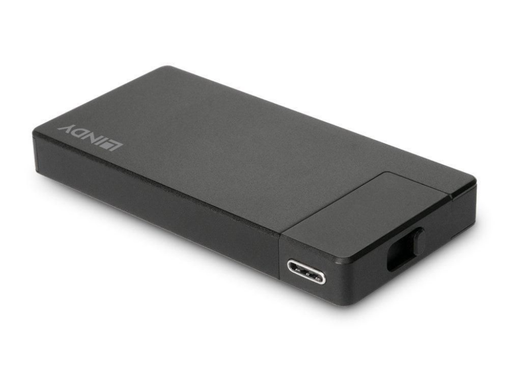 Lindy DST-Micro, USB-C Laptop Micro Docking Station | 43336 USB Hub & Docking Station Lindy