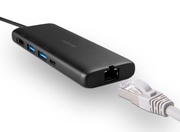 Lindy DST-Mini USB-C Laptop Mini Docking Station | 43358 USB Hub & Docking Station Lindy