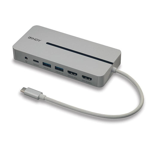 Lindy DST-Mx Duo USB-C Dual 4K Docking Station with 100W PD | 43360 AV Accessory Lindy