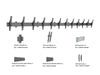 Multibrackets M Wallmount Pro MBW6U 6-Screen Wall Mount For 40"-65" Screen | VESA 400x400 Wall Mount Bracket Multibrackets