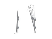 Multibrackets M Wallmount Pro MBW6U 6-Screen Wall Mount For 40"-65" Screen | VESA 400x400 Wall Mount Bracket Multibrackets