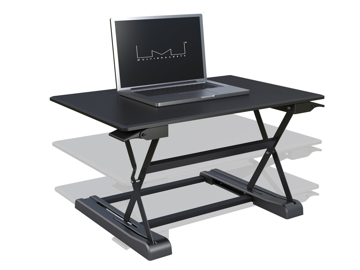 Multibrackets M Deskstand Workstation I Sit-Stand Desk Converter for 15"-27" Screens | 7350073734337 Workstation Multibrackets