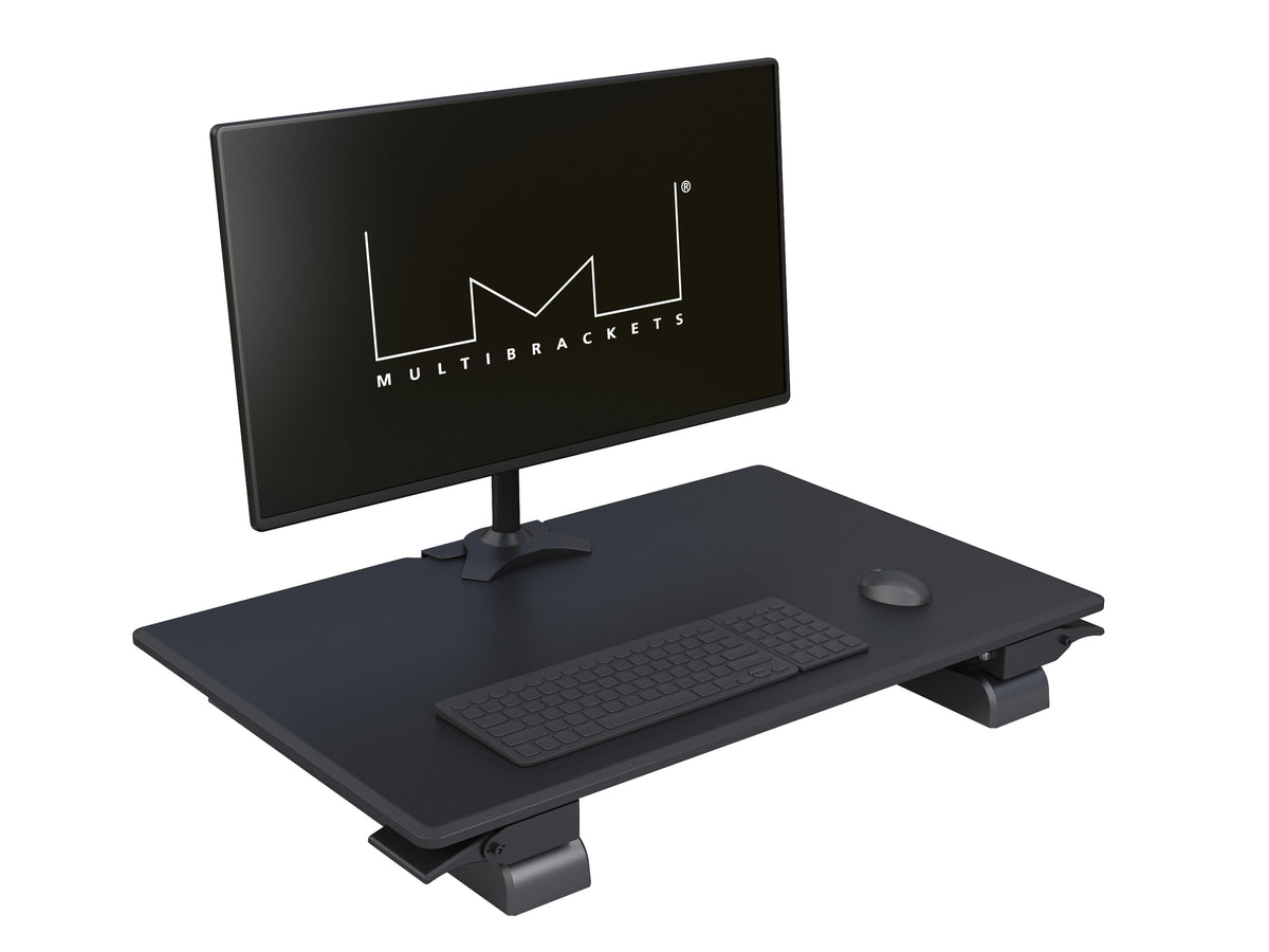 Multibrackets M Deskstand Workstation I Sit-Stand Desk Converter for 15"-27" Screens | 7350073734337 Workstation Multibrackets