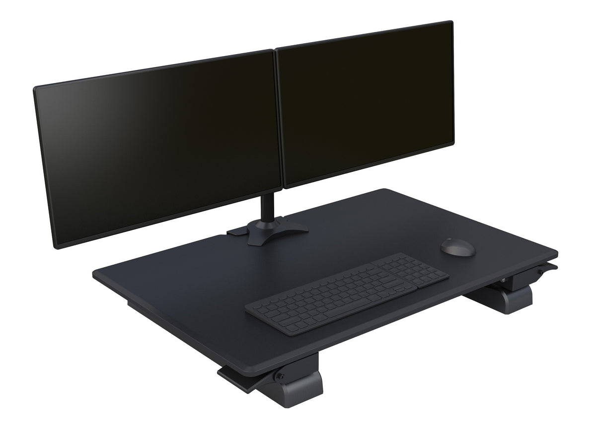 Multibrackets M Deskstand Workstation I Sit-Stand Desk Converter for 15"-27" Screens | 7350073734337 Workstation Multibrackets