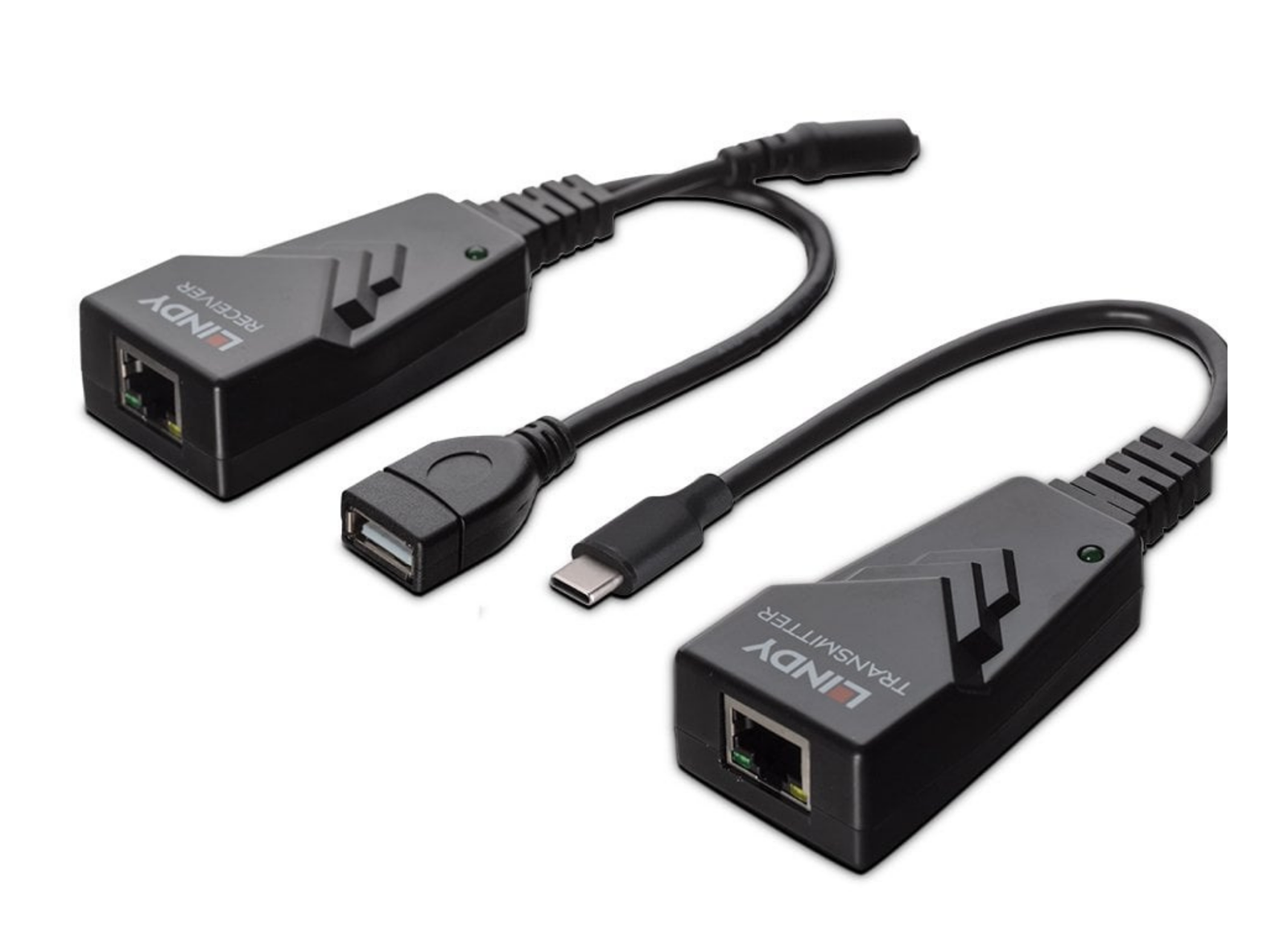 Lindy 100m USB 2.0 Type C Cat.6 Extender | 43390 AV Extender Lindy