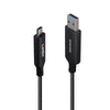 Lindy 25m USB 3.2 5Gbps Type A to C Fibre Optic Hybrid Cable | 43396