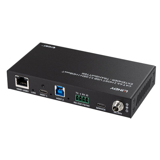 Lindy 100m Cat.6A 2 Host USB 3.2 Gen 1 HDBaseT Extender | 43421 Lindy Network Extenders Lindy
