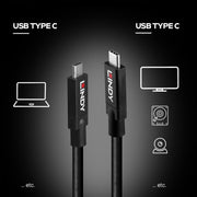 Lindy 8m Active USB 3.2 Gen 2 C/C Cable | 43439