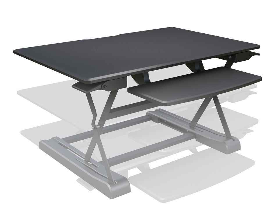 Multibrackets M Deskstand Workstation II | Sit And Stand Works Space Table Stand Multibrackets