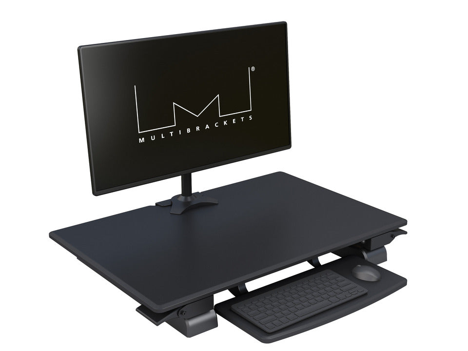 Multibrackets M Deskstand Workstation II | Sit And Stand Works Space Table Stand Multibrackets