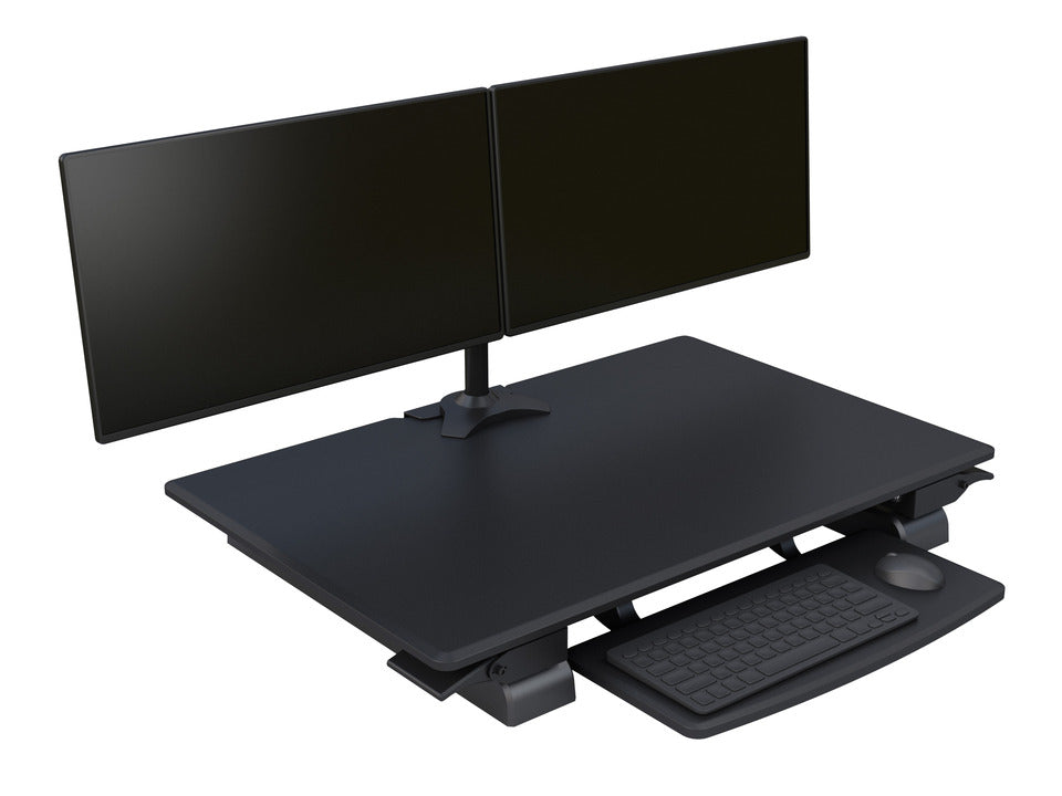 Multibrackets M Deskstand Workstation II | Sit And Stand Works Space Table Stand Multibrackets