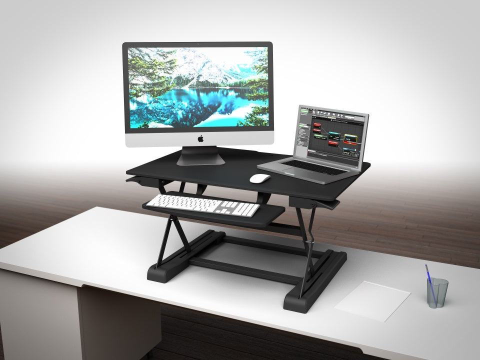 Multibrackets M Deskstand Workstation II | Sit And Stand Works Space Table Stand Multibrackets