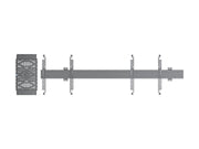 Multibrackets MBW2U Media Storage M Pro Series Wallmount Wall Mount Bracket Multibrackets