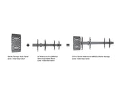 Multibrackets MBW2U Media Storage M Pro Series Wallmount Wall Mount Bracket Multibrackets