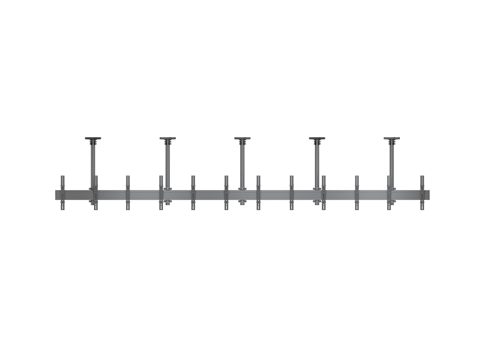 Multibrackets M Menu Board Pro 6-Screen Ceiling Mount For 40"-65" Screen | VESA 400x400 Ceiling Mount Bracket Multibrackets