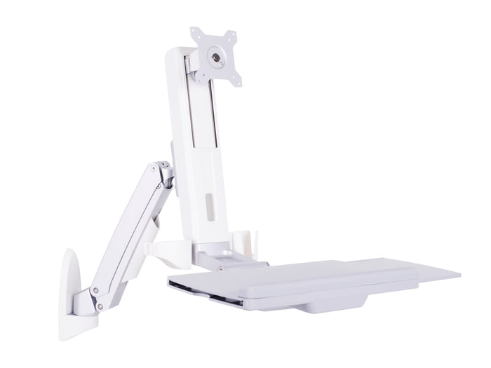 Multibrackets Workstation Arm Single | For 15" - 27" Screens Wall Mount Bracket Multibrackets
