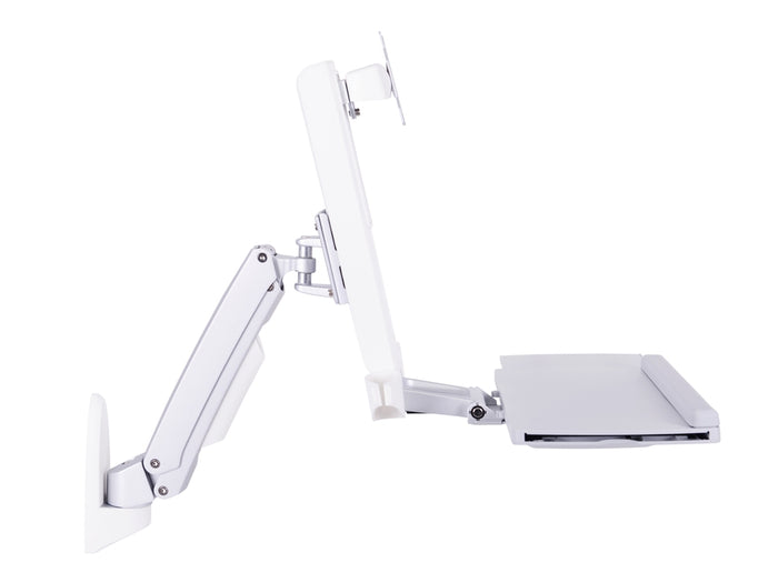 Multibrackets Workstation Arm Single | For 15" - 27" Screens Wall Mount Bracket Multibrackets