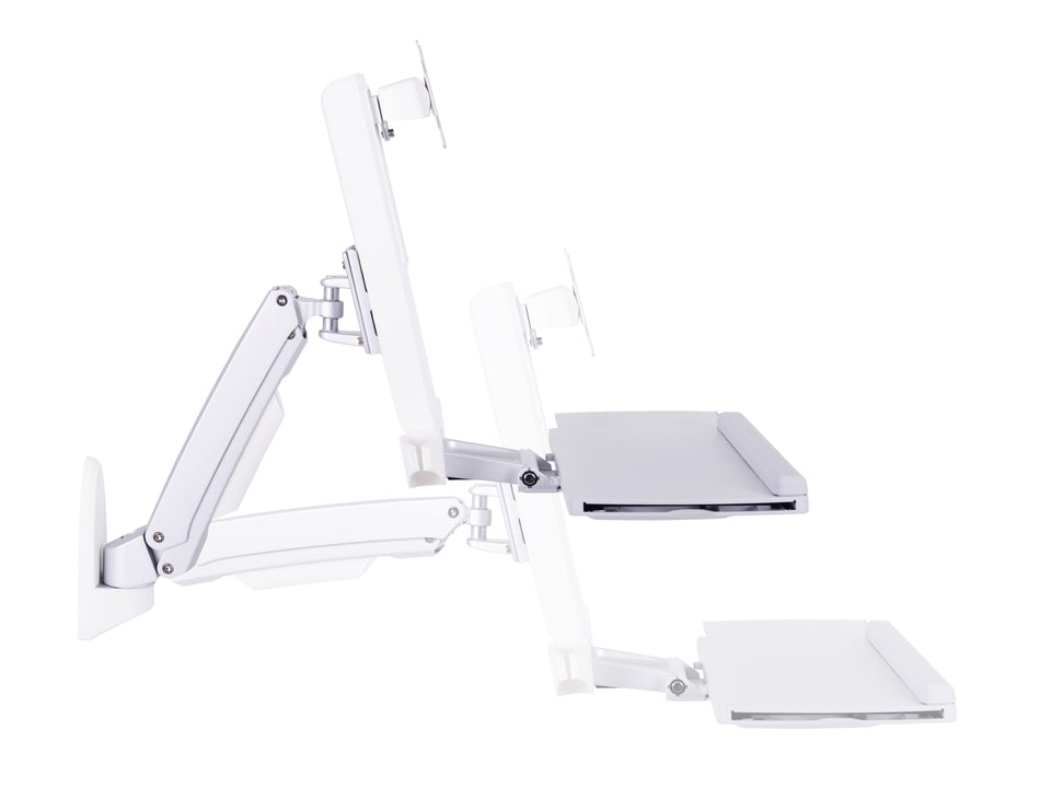 Multibrackets Workstation Arm Single | For 15" - 27" Screens Wall Mount Bracket Multibrackets