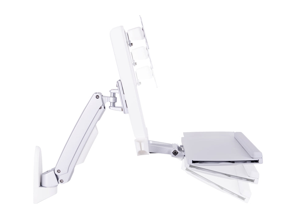 Multibrackets Workstation Arm Single | For 15" - 27" Screens Wall Mount Bracket Multibrackets