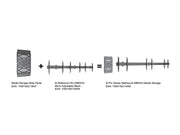 Multibrackets MBW3U Media Storage M Pro Series Wallmount Wall Mount Bracket Multibrackets