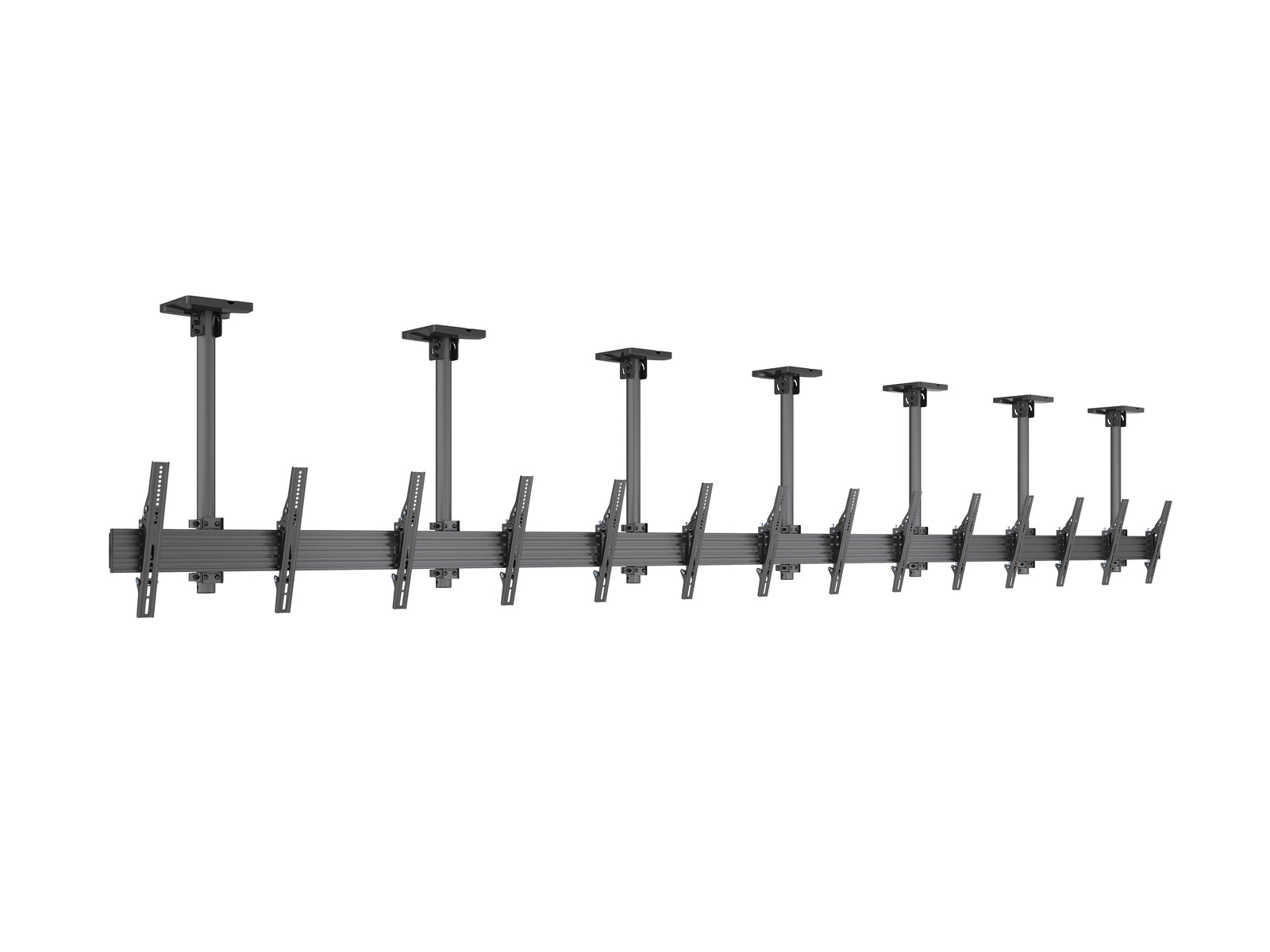 Multibrackets M Menu Board Pro 7-Screen Ceiling Mount For 40"-65" Screen | VESA 400x400 Ceiling Mount Bracket Multibrackets
