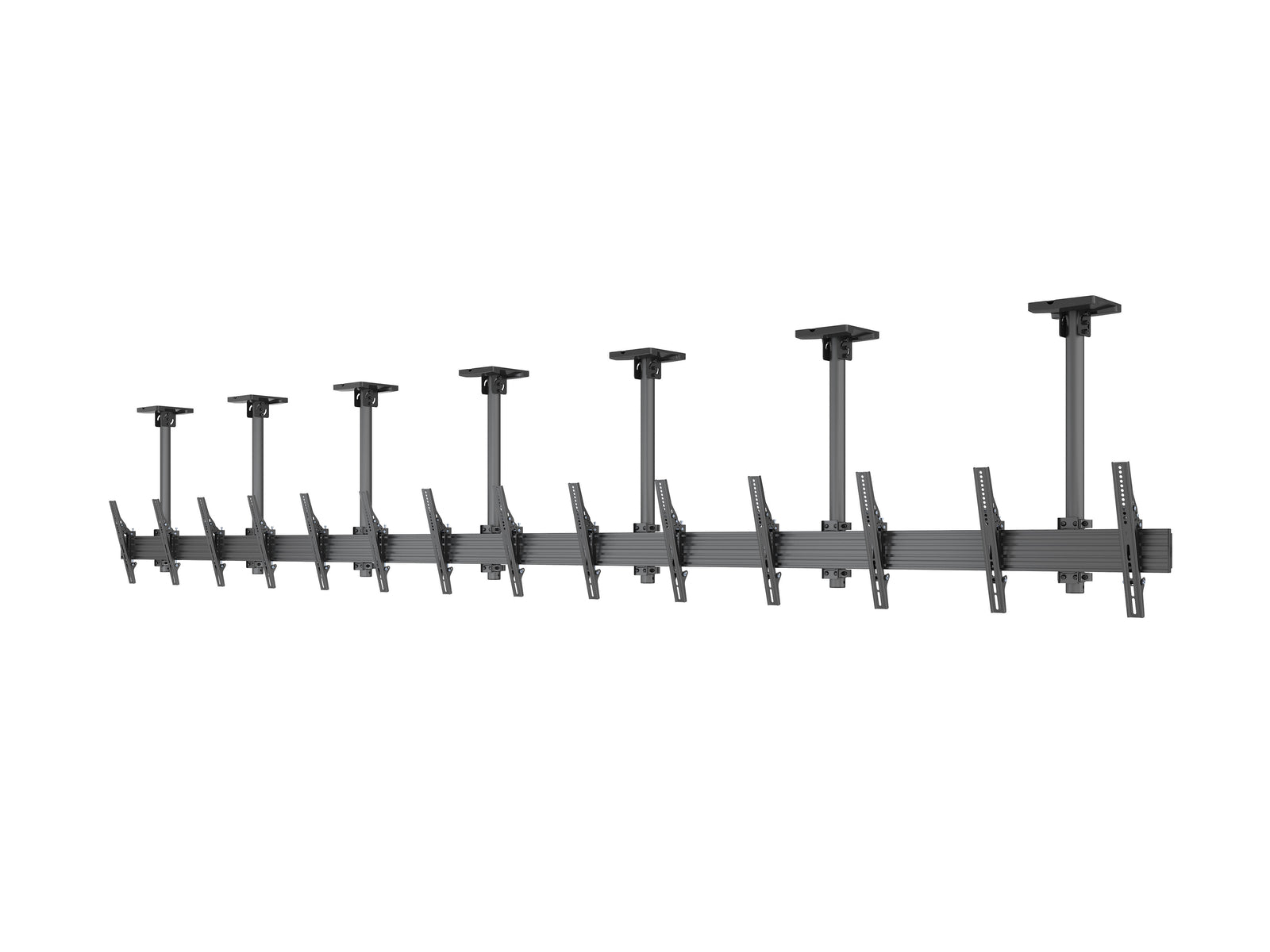 Multibrackets M Menu Board Pro 7-Screen Ceiling Mount For 40"-65" Screen | VESA 400x400 Ceiling Mount Bracket Multibrackets