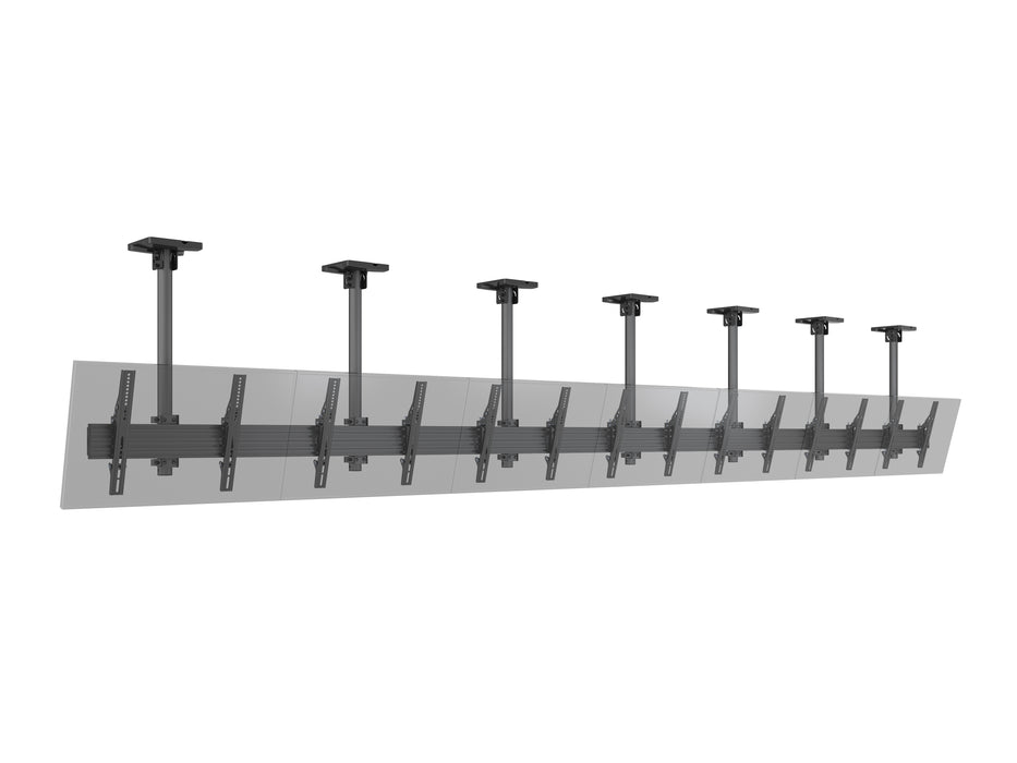 Multibrackets M Menu Board Pro 7-Screen Ceiling Mount For 40"-65" Screen | VESA 400x400