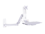 Multibrackets M Workstation Arm Single Extended | For 15" - 27" Screens Wall Mount Bracket Multibrackets