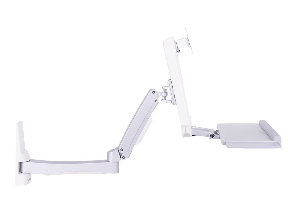Multibrackets M Workstation Arm Single Extended | For 15" - 27" Screens Wall Mount Bracket Multibrackets