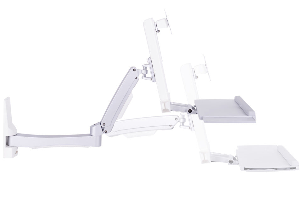 Multibrackets M Workstation Arm Single Extended | For 15" - 27" Screens Wall Mount Bracket Multibrackets