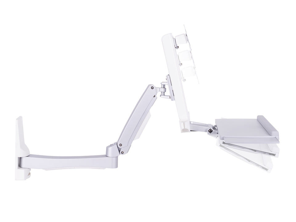 Multibrackets M Workstation Arm Single Extended | For 15" - 27" Screens Wall Mount Bracket Multibrackets