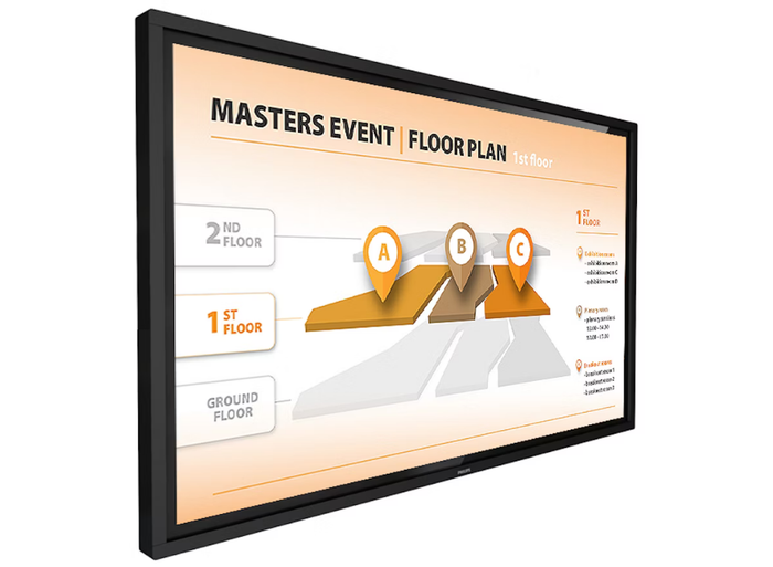 Philips T-Line | 43BDL3452T/00 43” 4K UHD Android OS Interactive Touchscreen Display Interactive Touchscreen Display Philips