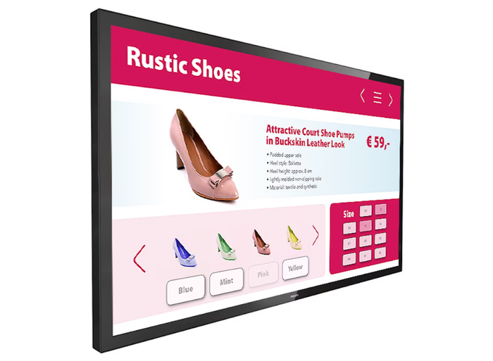 Philips T-Line 43BDL3651T 43" 4K Ultra HD Interactive Display Interactive Touchscreen Display Philips