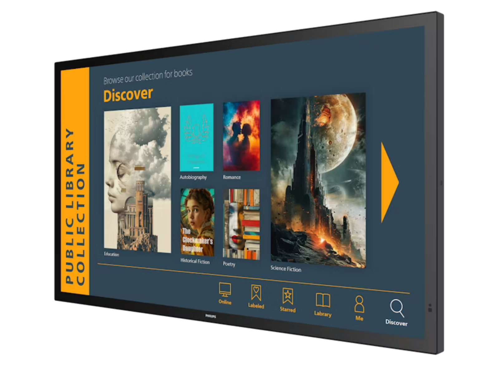 Philips T-Line 43BDL3751T/00 43" 4K Ultra HD Android 13 Interactive Touchscreen Interactive Touchscreen Display Philips