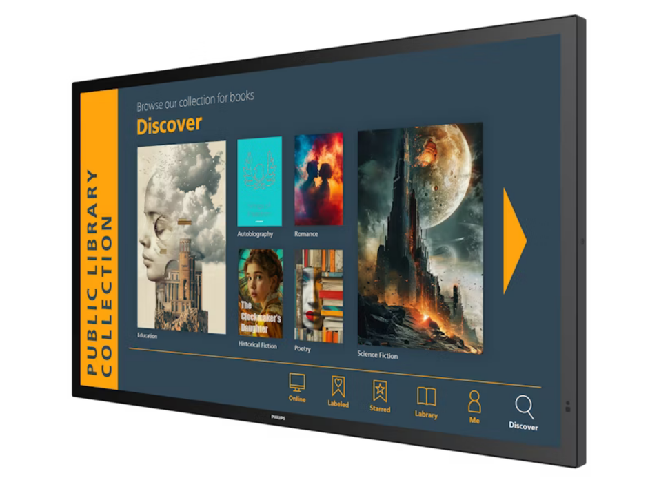 Philips T-Line 43BDL3751T/00 43" 4K Ultra HD Android 13 Interactive Touchscreen Philips Interactive Touchscreen Philips