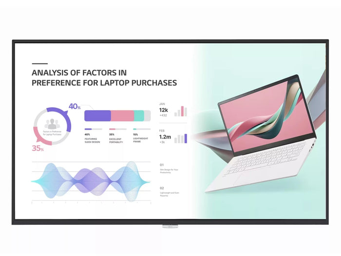 LG 55UH5J-H 55" 4K Smart Ultra HD Digital Signage Display Digital Signage Display LG