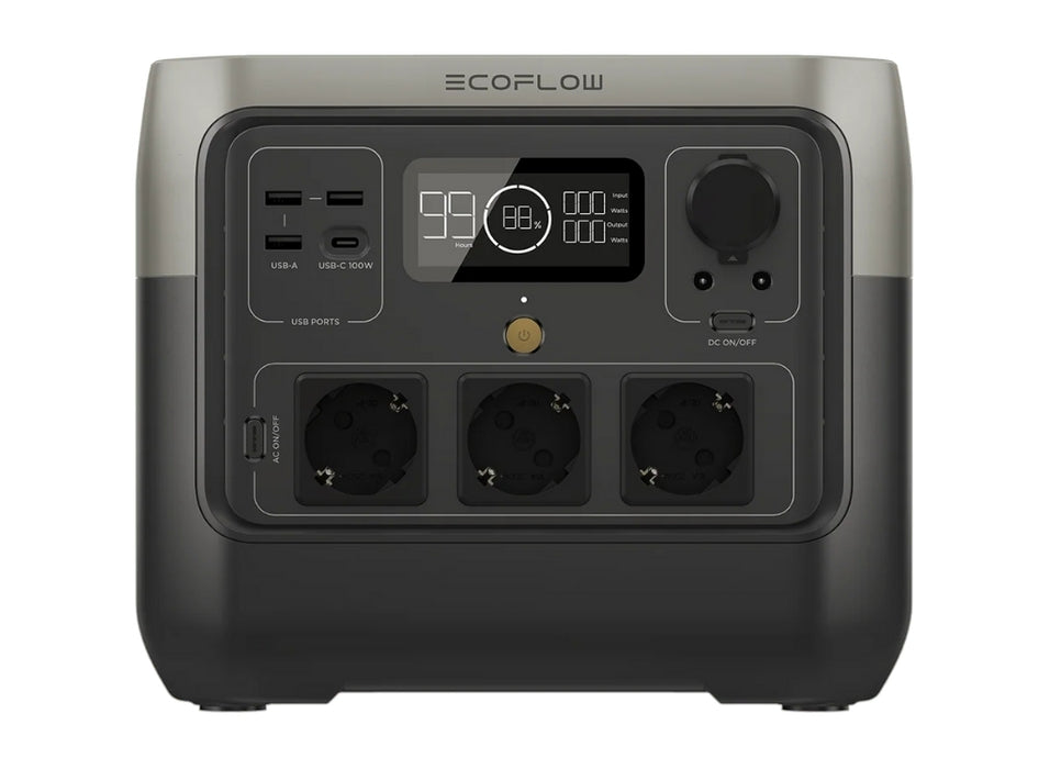 EcoFlow ZMR620-B-UK River 2 Pro - 768Wh / 800W Portable Power Station