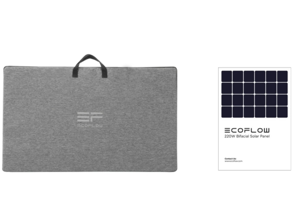 EcoFlow SOLAR220W 220W Bi-Facial Portable Solar Panel